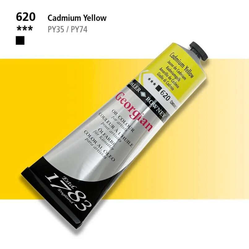 Daler Rowney Georgian Yağlı Boya 225ml 620 Cadmium Yellow Hue