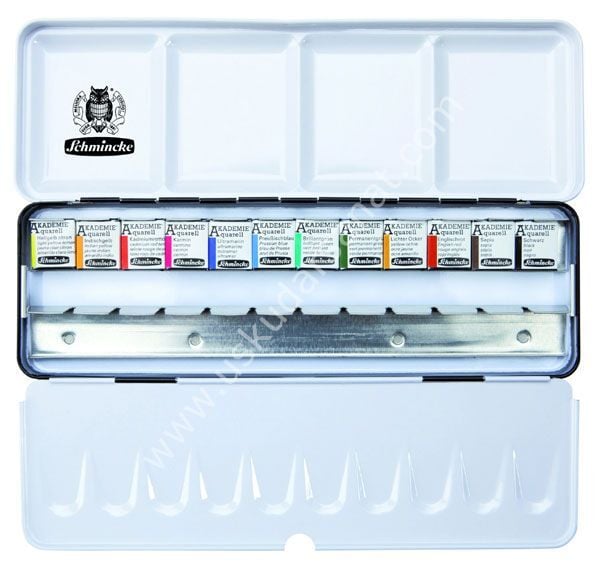 Schmincke Akademie Aquarell Suluboya Tablet 1/2 12 Renk