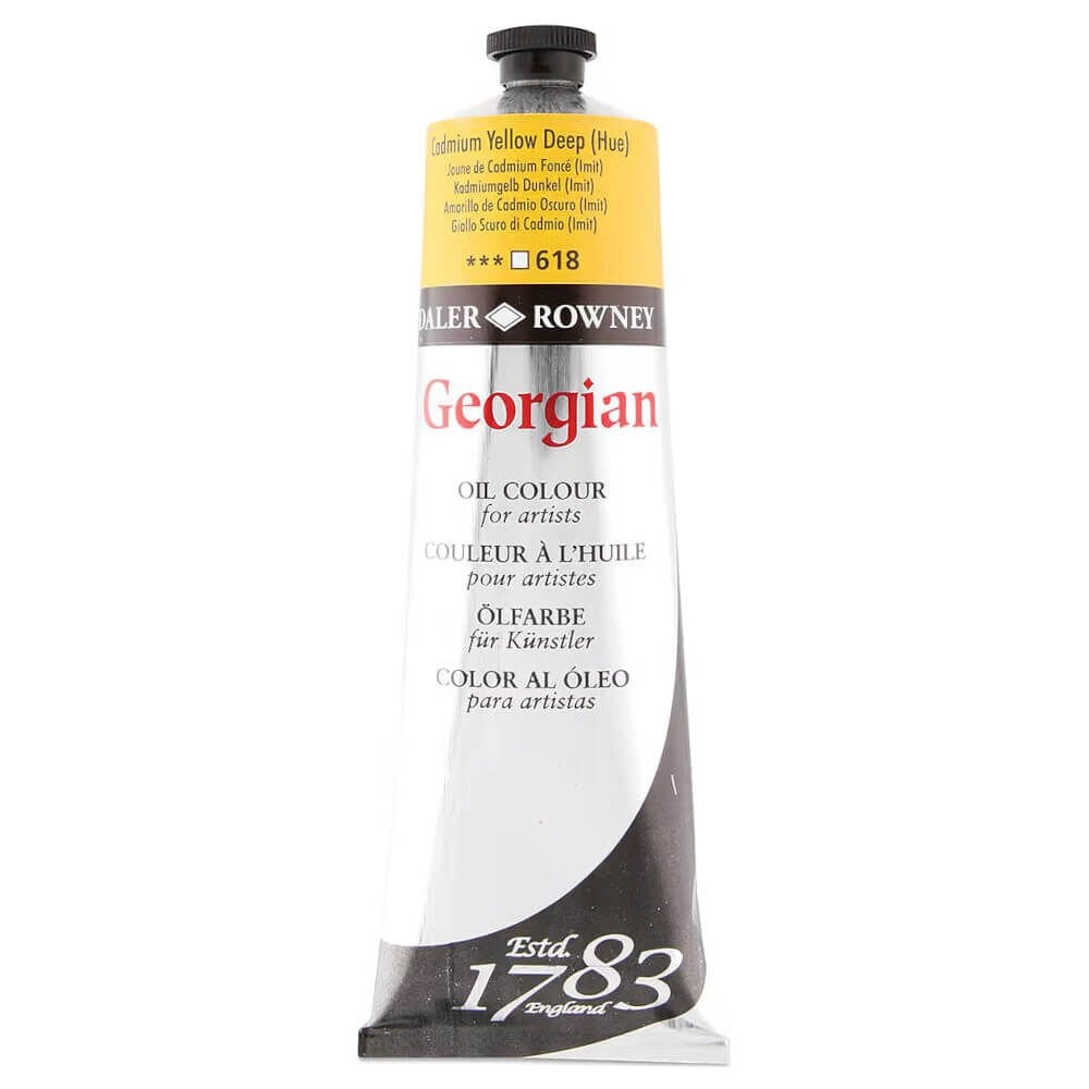 Daler Rowney Georgian Yağlı Boya 225ml Cadmium Yellow Deep Hue 618