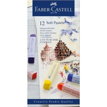 Faber Castell Soft Pastel (toz) 12 Renk