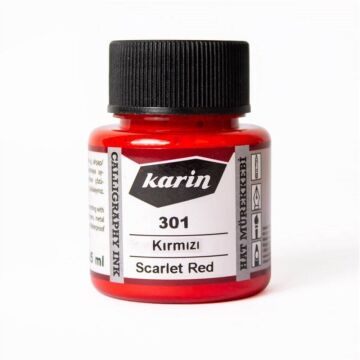 Karin Hat Mürekkebi 45 ml 301 Bayrak Kırmızı