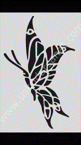 Mood Stencil Şablon 13x9 S 003