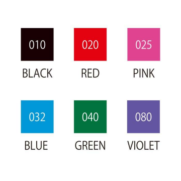 Zig Clean Color Dot Çift Taraflı  6 lı set