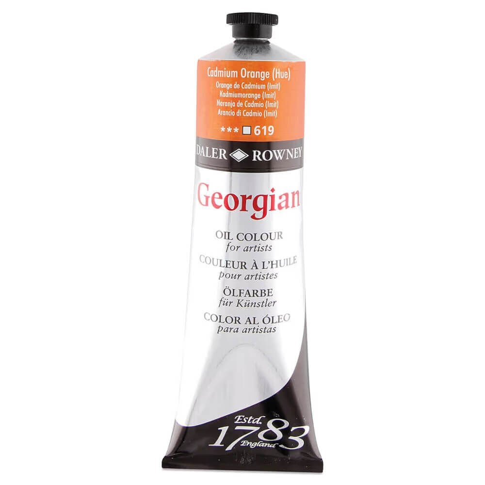 Daler Rowney Georgian Yağlı Boya 225ml Cadmium Orange Hue 619