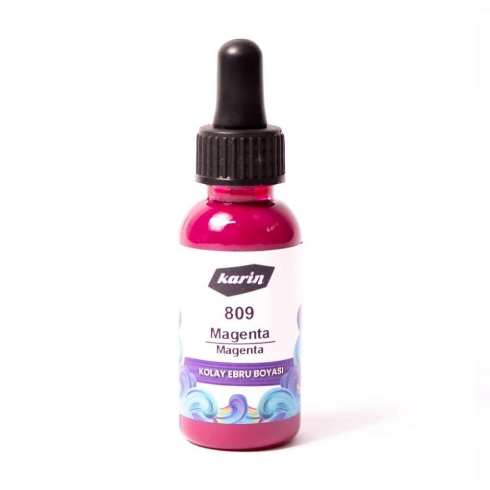 Karin Kolay Ebru Boyası 30 ml 809 Magenta