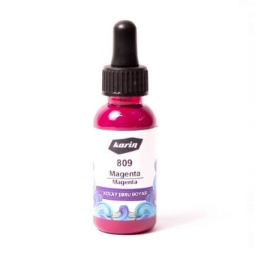 Karin Kolay Ebru Boyası 30 ml 809 Magenta