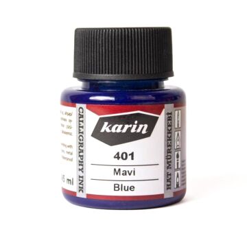 Karin Hat Mürekkebi 45 ml 401 Mavi