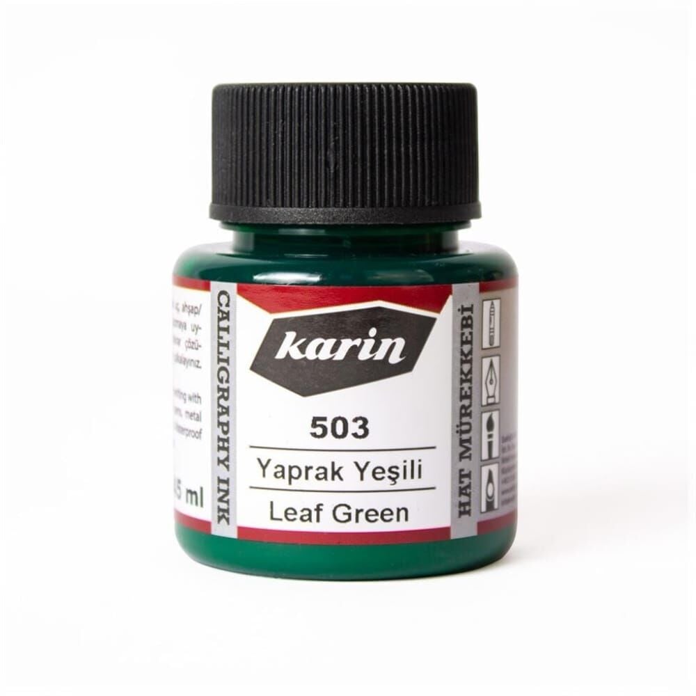 Karin Hat Mürekkebi 45 ml 503 Yaprak Yeşili