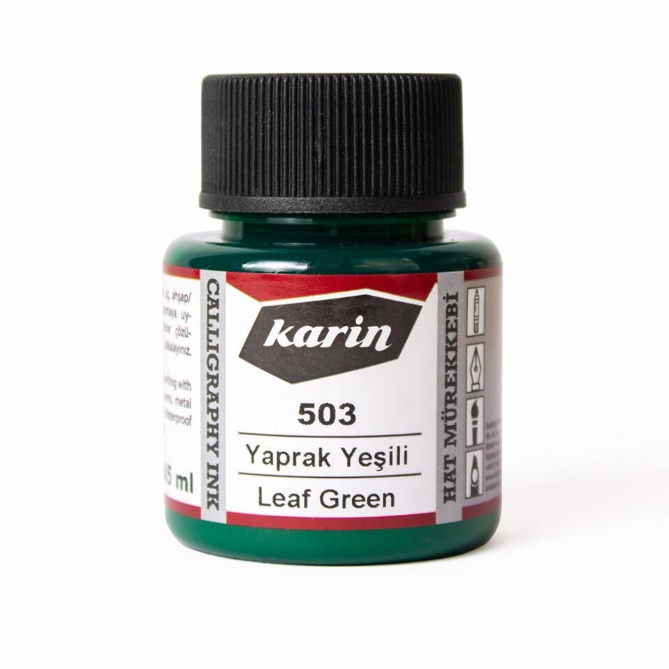 Karin Hat Mürekkebi 45ml Yaprak Yeşili 503