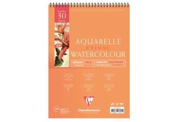 Clairefontaine Etival  300gr Suluboya Blok A4 30 Yaprak Spralli