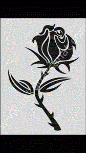 Mood Stencil Şablon 13x9 S 008