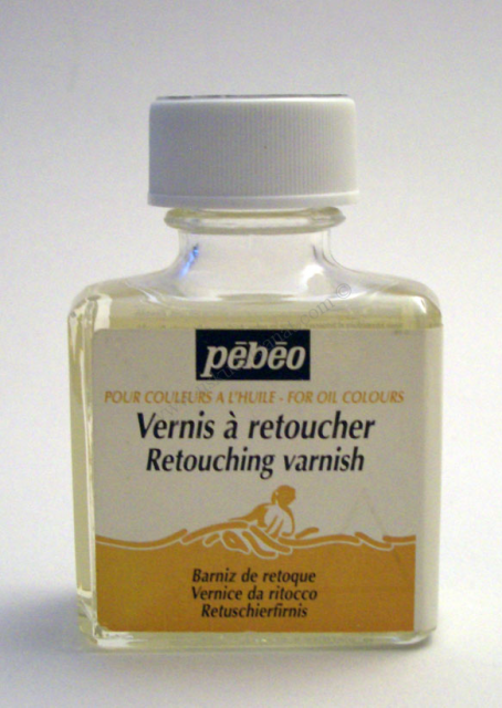 Pebeo RETOUCHING VARNISH (Akrilik reçine /polimerli plastikler) 75ml