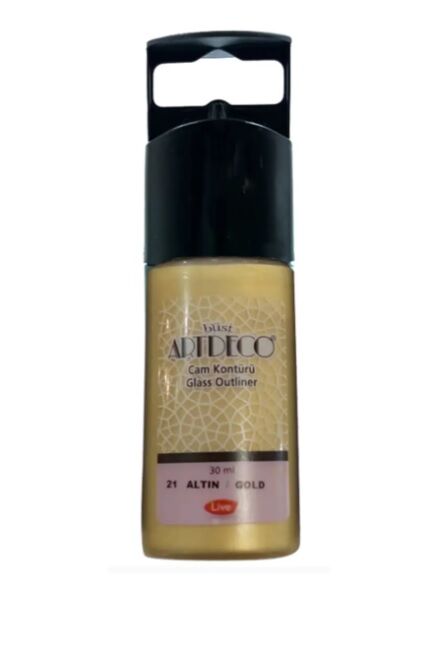 Artdeco Cam Kontürü 30 ml. Tüp, Altın