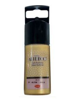 Artdeco Cam Kontürü 30 ml. Tüp, Altın