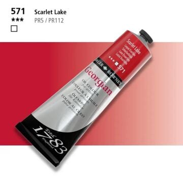 Daler Rowney Georgian Yağlı Boya 225ml 571 Scarlet Lake