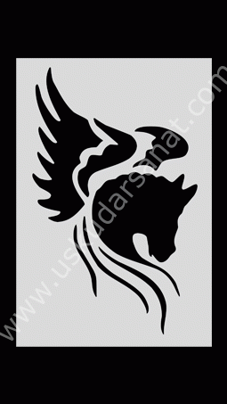 Mood Stencil Şablon 13x9 S 010