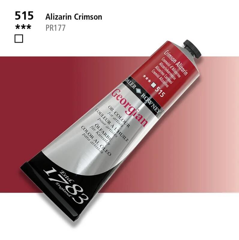 Daler Rowney Georgian Yağlı Boya 225ml 515 Crimson Alizarin