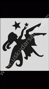 Mood Stencil Şablon 13x9 S 012