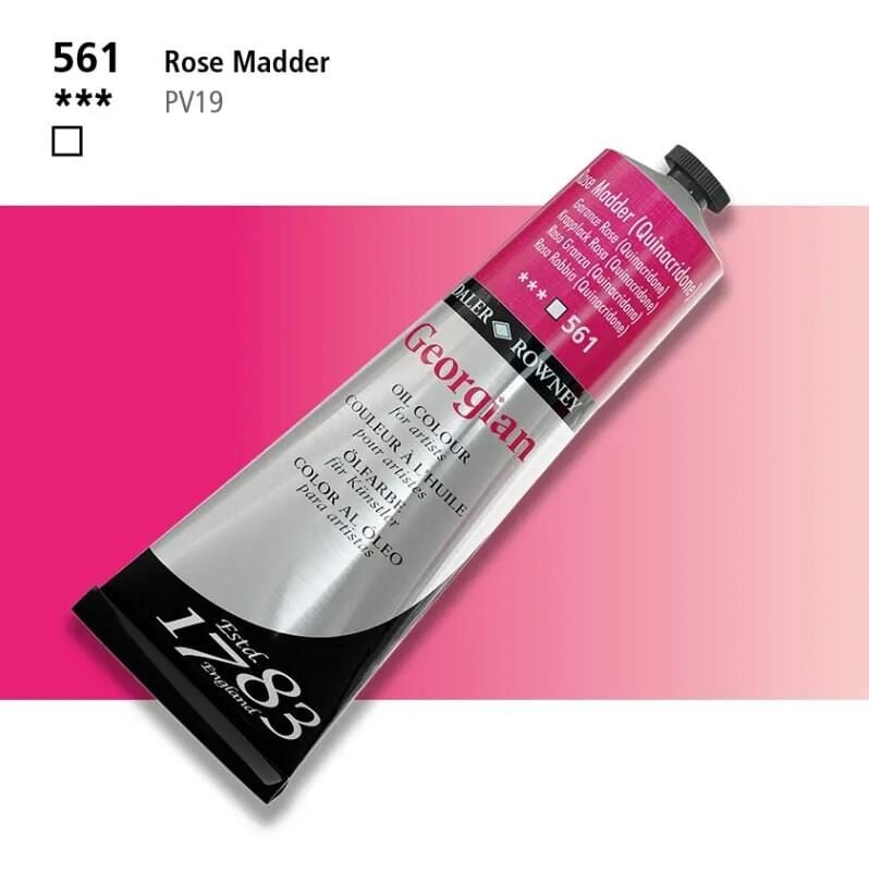 Daler Rowney Georgian Yağlı Boya 225ml 561 Rose Madder Quinacridone
