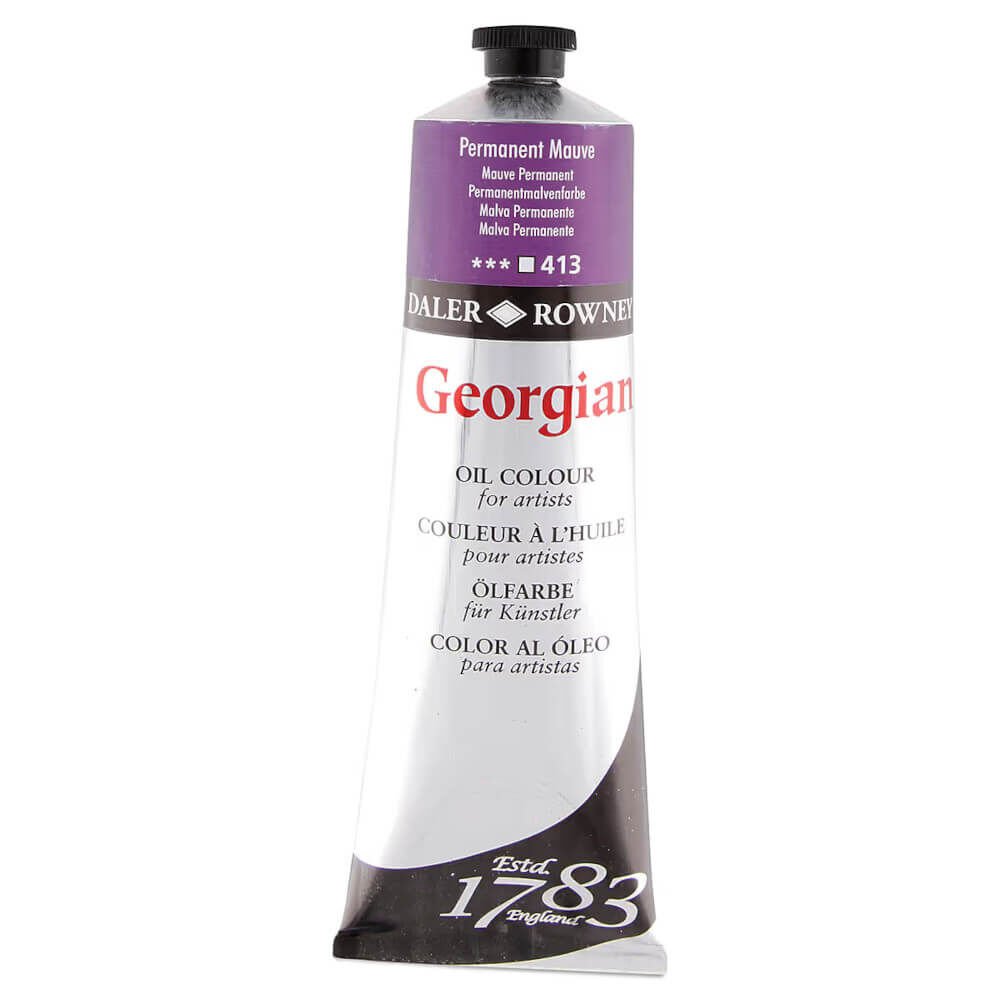 Daler Rowney Georgian Yağlı Boya 225ml Permanent Mauve 413