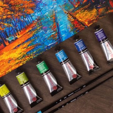 Daler Rowney Georgian Yağlı Boya 225ml Permanent Mauve 413