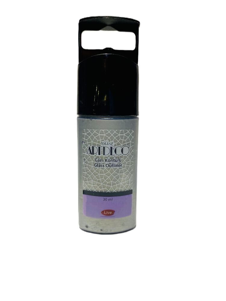 Artdeco Cam Kontürü 30ml Gümüş