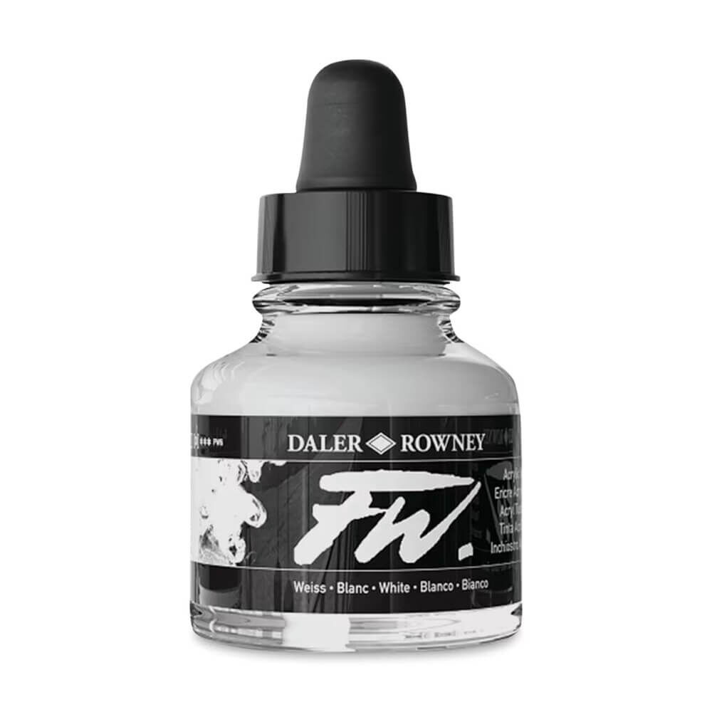 Daler Rowney FW Ink Akrilik Mürekkep 29.5 ml White 011
