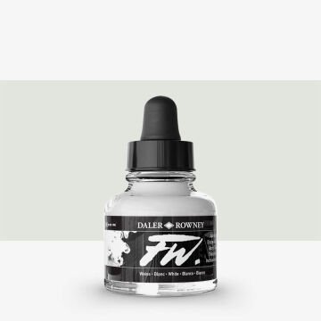 Daler Rowney FW Ink Akrilik Mürekkep 29.5 ml White 011