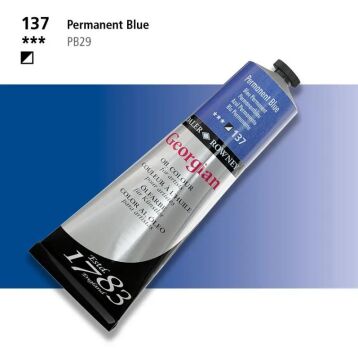 Daler Rowney Georgian Yağlı Boya 225ml 137 Permanent Blue