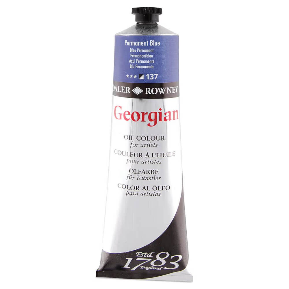 Daler Rowney Georgian Yağlı Boya 225ml Permanent Blue 137