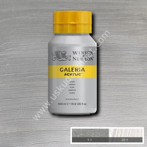 W.Newton Galeria Akrilik Boya 500ml 617 SILVER