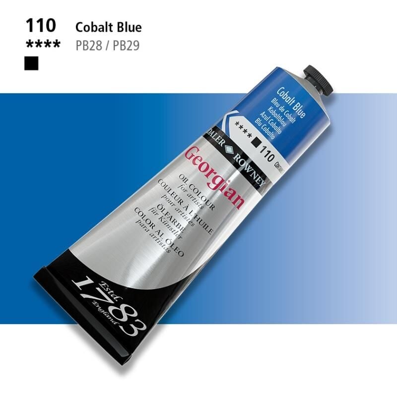 Daler Rowney Georgian Yağlı Boya 225ml 110 Cobalt Blue Hue