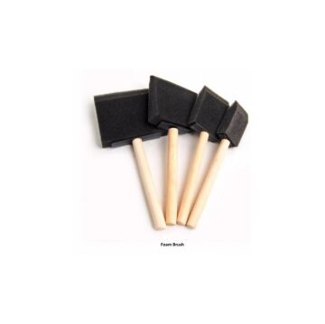 Foam Brush - Sünger Fırça Seti 4'lü