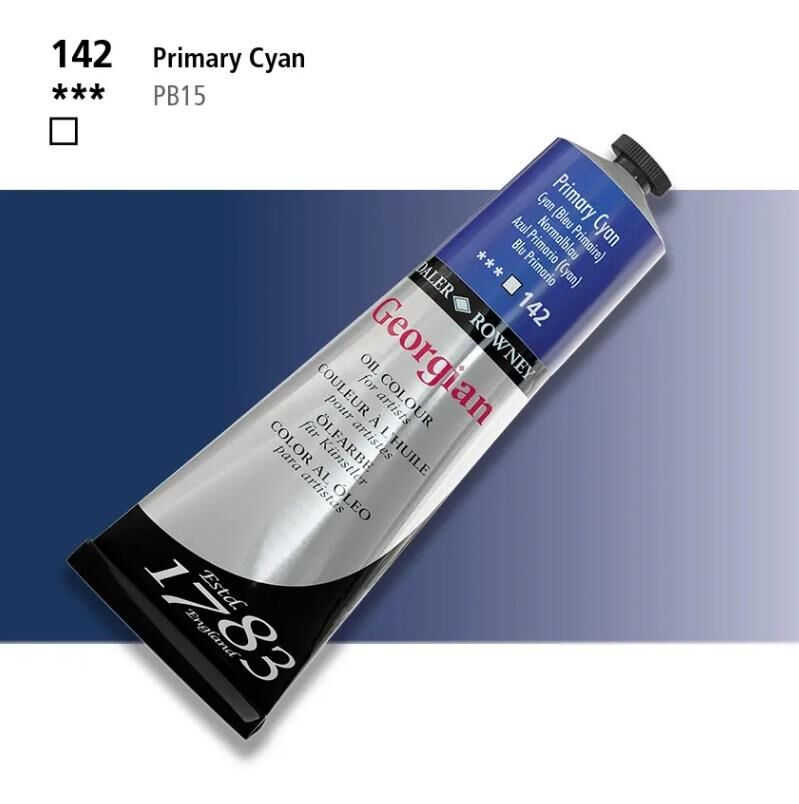 Daler Rowney Georgian Yağlı Boya 225ml 142 Phthalo Blue