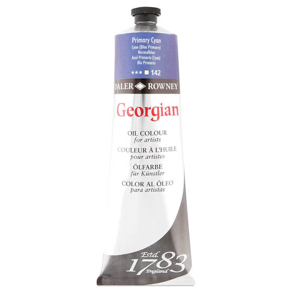 Daler Rowney Georgian Yağlı Boya 225ml Primary Cyan 142