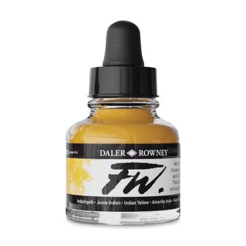 Daler Rowney FW Ink Akrilik Mürekkep 29.5 ml Indian Yellow 643