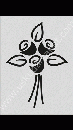 Mood Stencil Şablon 13x9 S 022