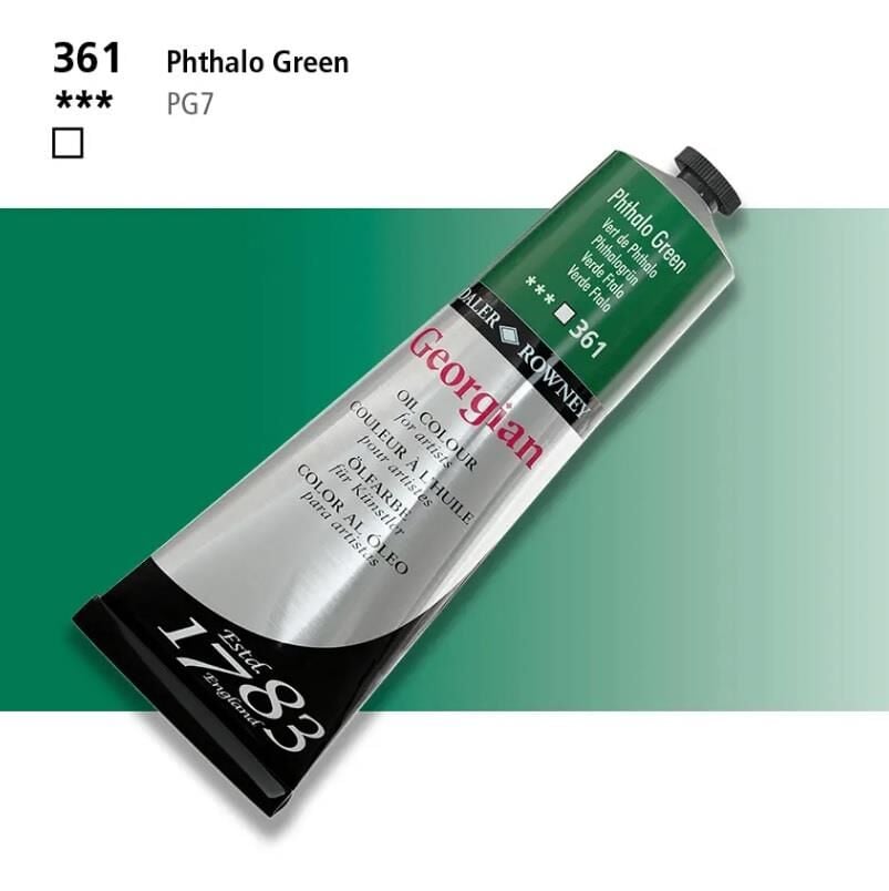 Daler Rowney Georgian Yağlı Boya 225ml 361 Phthalo Green