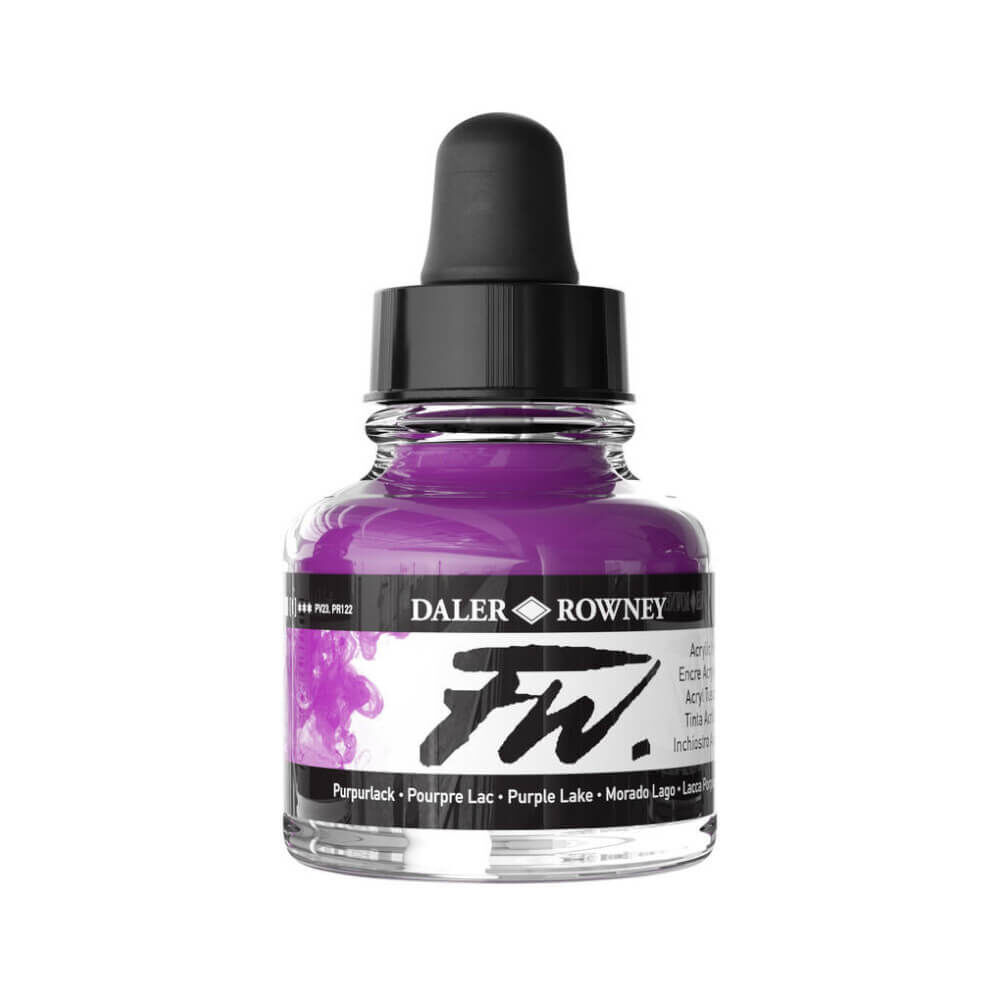 Daler Rowney FW Ink Akrilik Mürekkep 29.5 ml Purple Lake 437