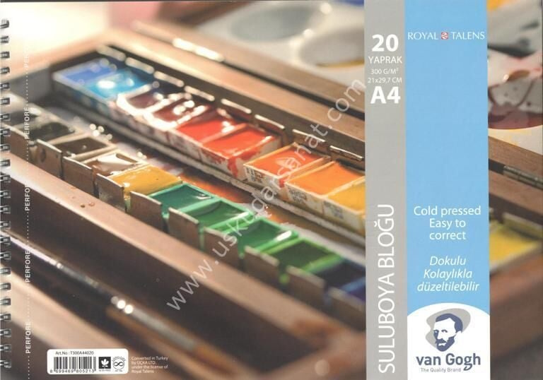 Van Gogh Suluboya Bloğu 300gr 20 Yaprak A4