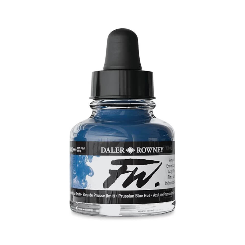Daler Rowney FW Ink Akrilik Mürekkep 29.5 ml Prussian Blue 134