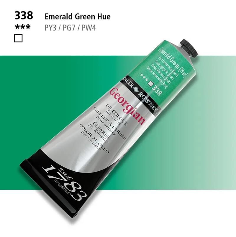 Daler Rowney Georgian Yağlı Boya 225ml 338 Emerald Green Hue