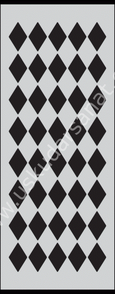 Mood Stencil Şablon 23x9 U001