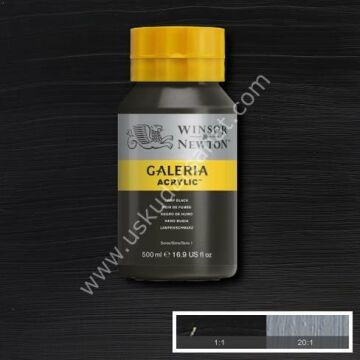 W.Newton Galeria Akrilik Boya 500ml 337 LAMP BLACK