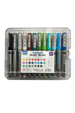 Art-X Pro Art Fırça Uçlu Akrilik Marker 24 Renk
