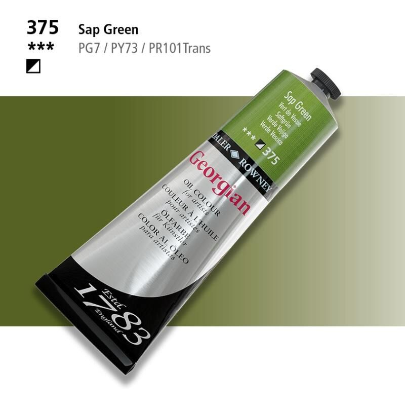 Daler Rowney Georgian Yağlı Boya 225ml 375 Sap Green