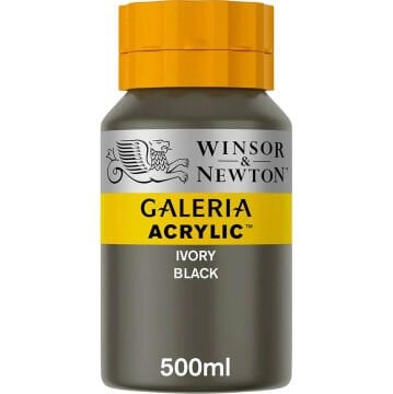 Winsor & Newton Galeria Akrilik Boya 500 ml Ivory Black 331