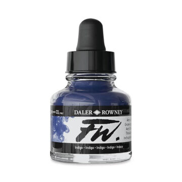 Daler Rowney FW Ink Akrilik Mürekkep 29.5 ml Indigo 127