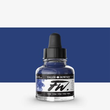 Daler Rowney FW Ink Akrilik Mürekkep 29.5 ml Indigo 127