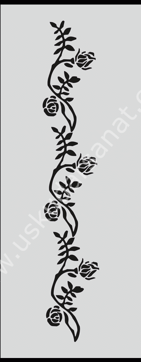Mood Stencil Şablon 23x9 U005